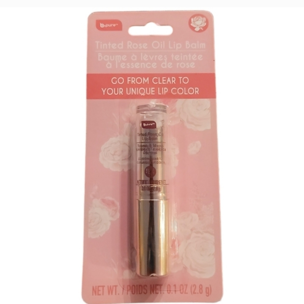 Bpure Tinted Rose Oil Lip Balm Tik Tok Famous  NWT